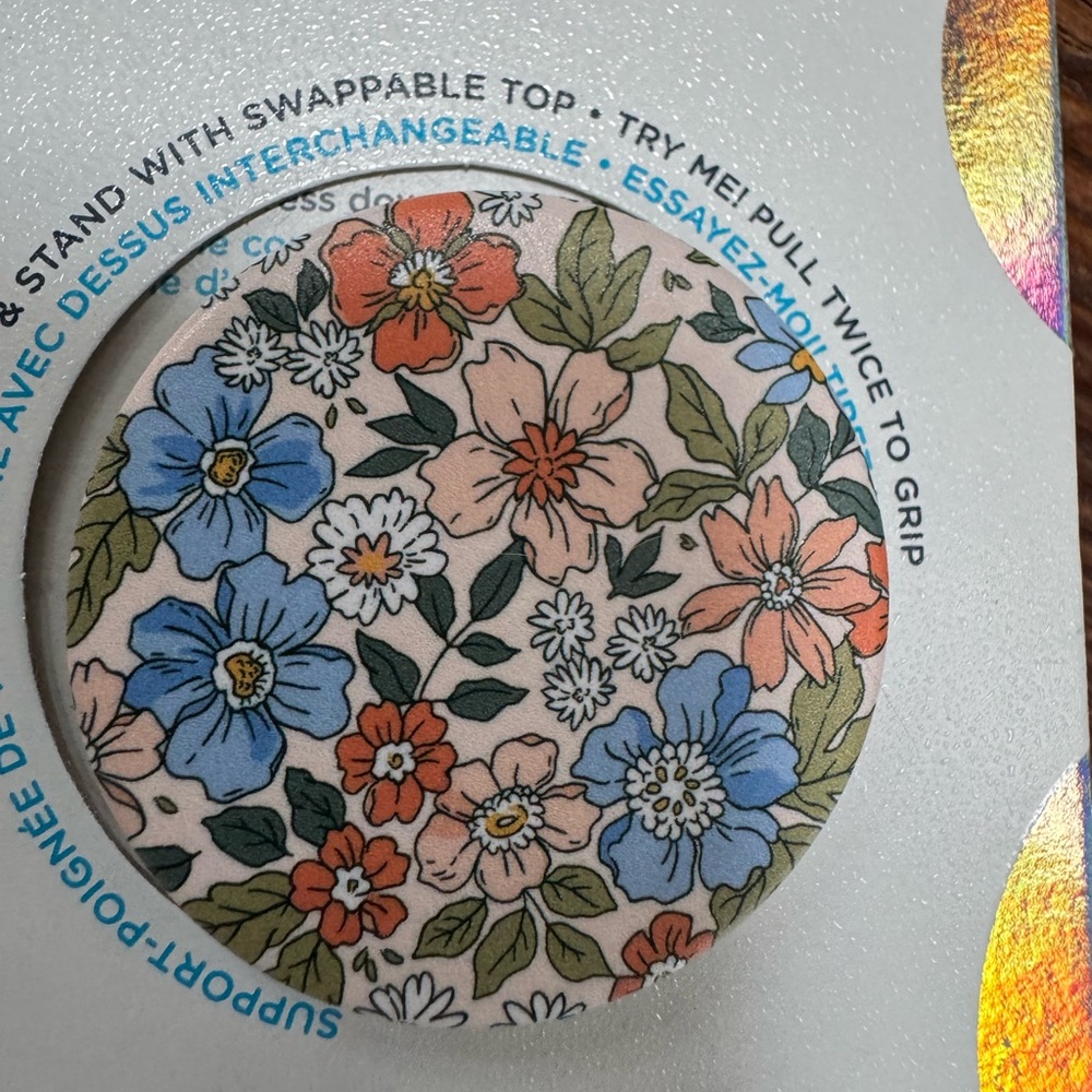 Country Fields PopSocket with Swappable Top NWT
